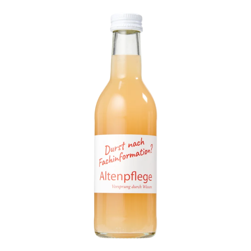 Water Concepts - Flesje Appelsap met logo en etiket