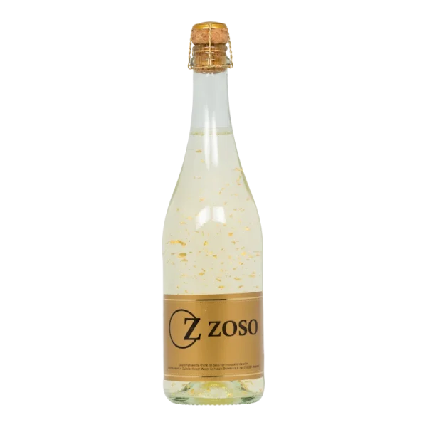 Water Concepts - Fles Sekt Gold wijn met logo en etiket